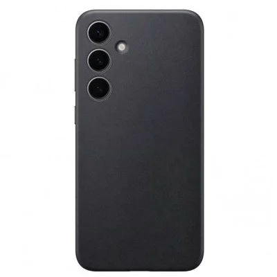 Cover Samsung S24 Vegan Leather Case &ndash; Black